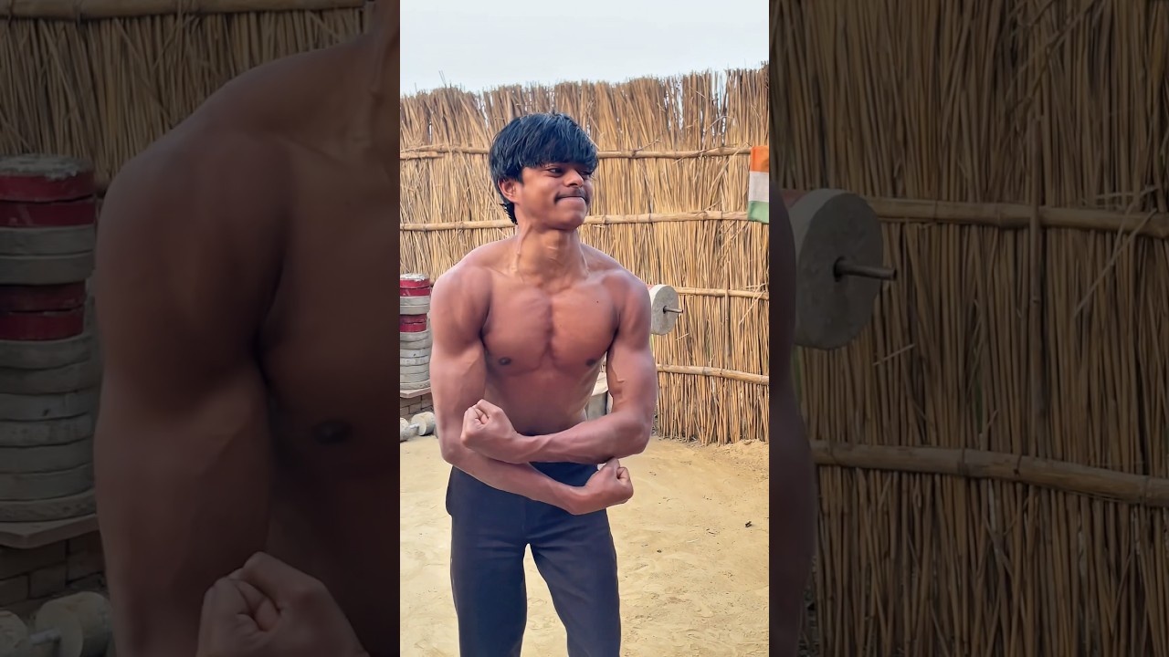 Desi hard workout 😱 home gym🫡 