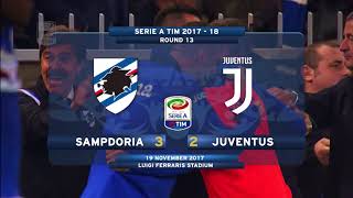Sampdoria - juventus 2-3 matchday 13 eng serie a tim 2017/18