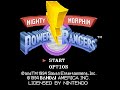 Mighty Morphin' Power Rangers (SNES) - 5 Ranger Run