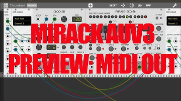 miRack AUv3 - Preview: Midi Out in AUM