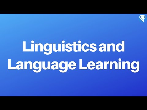 Linguistics and Language Learning