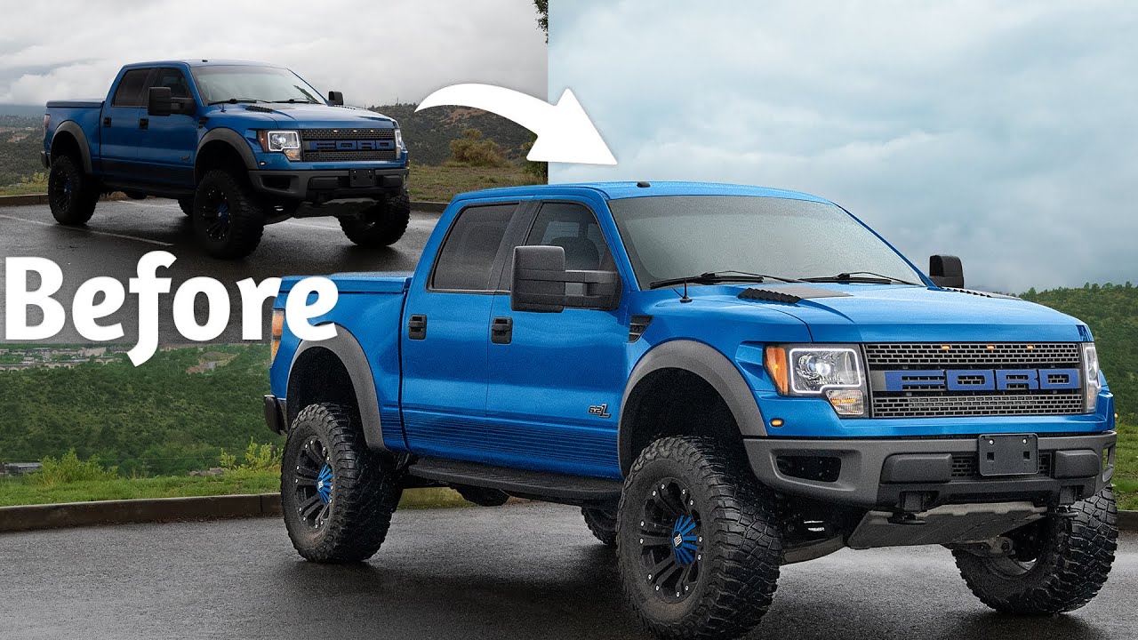 How to edit Car photos in Photoshop | Full Retouching Process