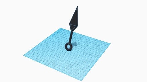 How to create a Kunai on Tinkercad