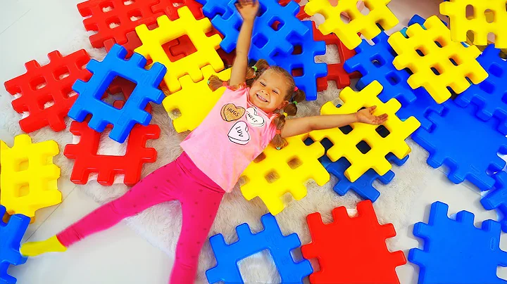 Diana Pretend Play with Building Block Toy