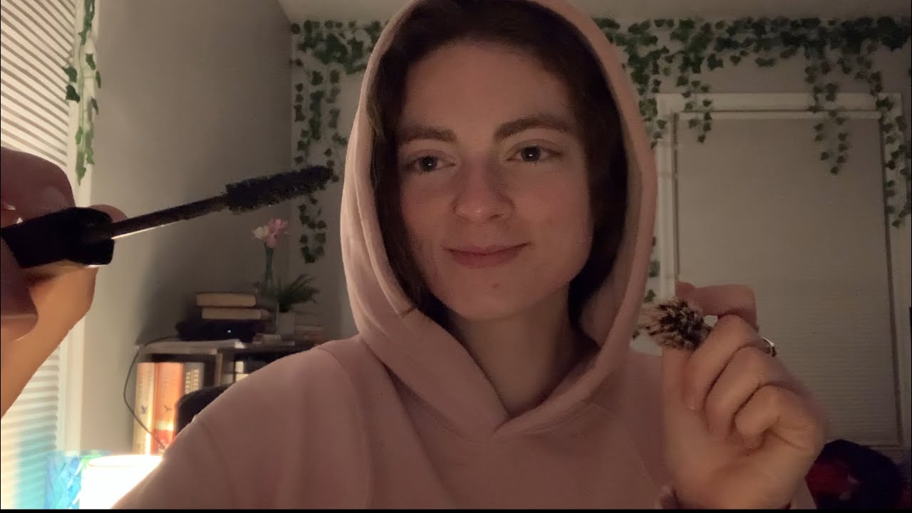 ASMR doing your makeup 🤎💫 (layered sounds, gum chewing, personal attention)