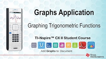 Trigonometric Graphs | TI-Nspire CX II | Getting Started Series - Graphs Application