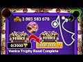 8ballpool  zero to 3000 venice trophy points  venice ring  1 billion coins increased gamingwithk