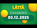 Paf Låttå Dragning 3 december 2025