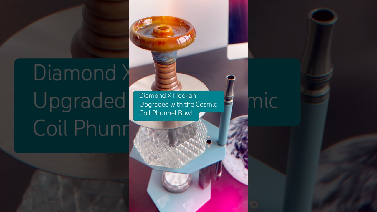 💎 Diamond X Hookah – Upgraded with the Cosmic Coil Phunnel Bowl