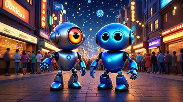 Six Little Robots Say Beep Beep Beep | Robot Song for Kids | Fun Nursery Rhymes and Learning Songs