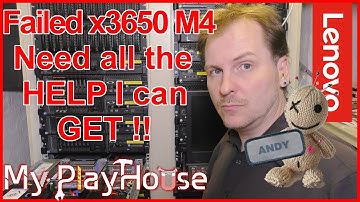 Trying EVERYTHING to Resuscitate my dear x3650 M4 - 596
