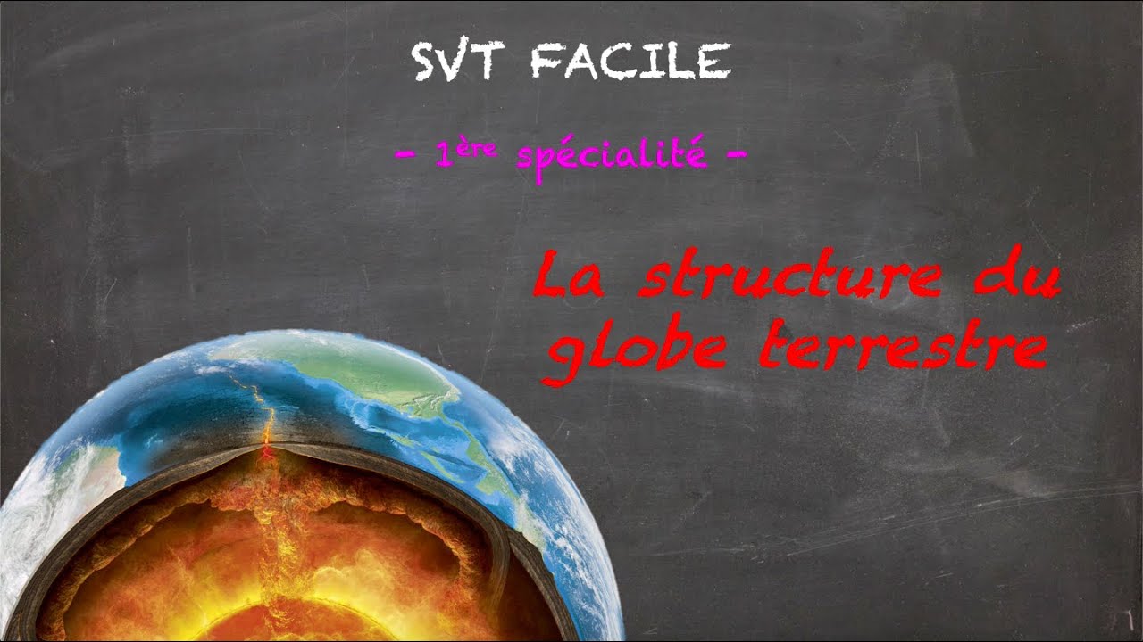 Page De Garde Geologie SVT FACILE - 1ère spé. - La structure du globe terrestre - YouTube