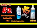 Thiner & Alcohol isopropílico recomendación de uso