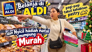 BELANJA DI SUPERMARKET ALDI PAGI-PAGI TAKUT KEHABISAN PASTRY 