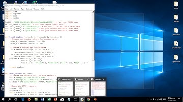 interacción de ubidots con código en python y almacenar datos en la nube