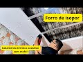 Forro de isopor EPS simples e econômico que você mesmo pode fazer