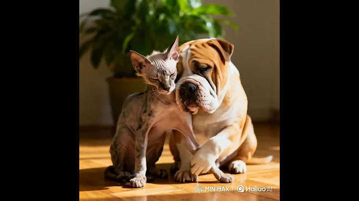Watch the video about Meet the Rare Lykoi Cat and Catalburun Dog Side by Side