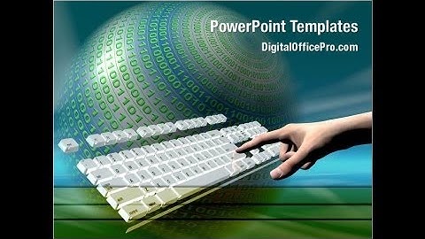 Install Internet Connect PowerPoint Template Backgrounds - DigitalOfficePro #04236