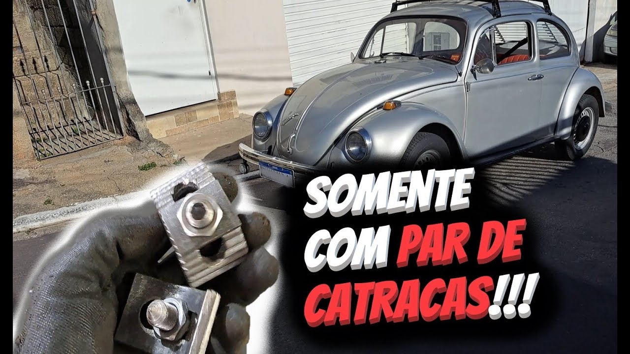FUSCA 1971 | QUE ALTURA FICA REBAIXAR SOMENTE COM 2 CATRACAS FICA COMO? | BRUTUS79
