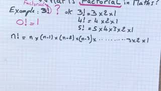 Understand factorial in maths Explained in simple steps