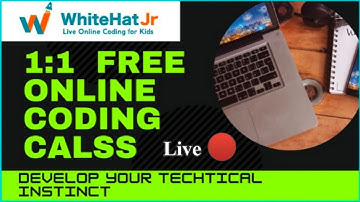 WhiteHat Jr. [Live]🔴 1:1 Free Online Coding Class (12th).