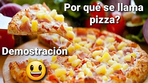 ¿Por qué la pizza se llama pizza matemática?