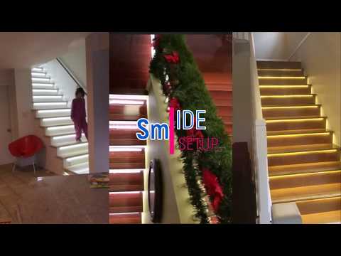 Video: Yuav ua li cas haum LED teeb rau stairs?