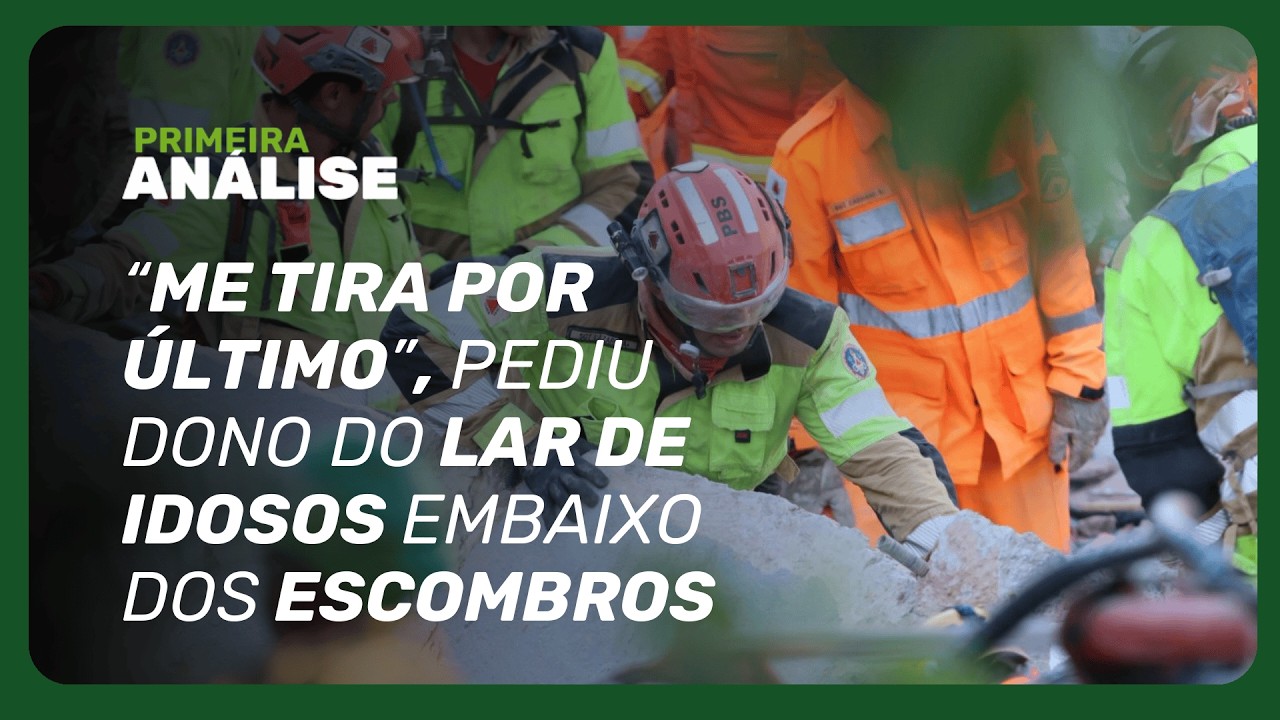 Bombeiros viram a noite no resgate de vítimas de desabamento em asilo de BH; 12 pessoas morreram