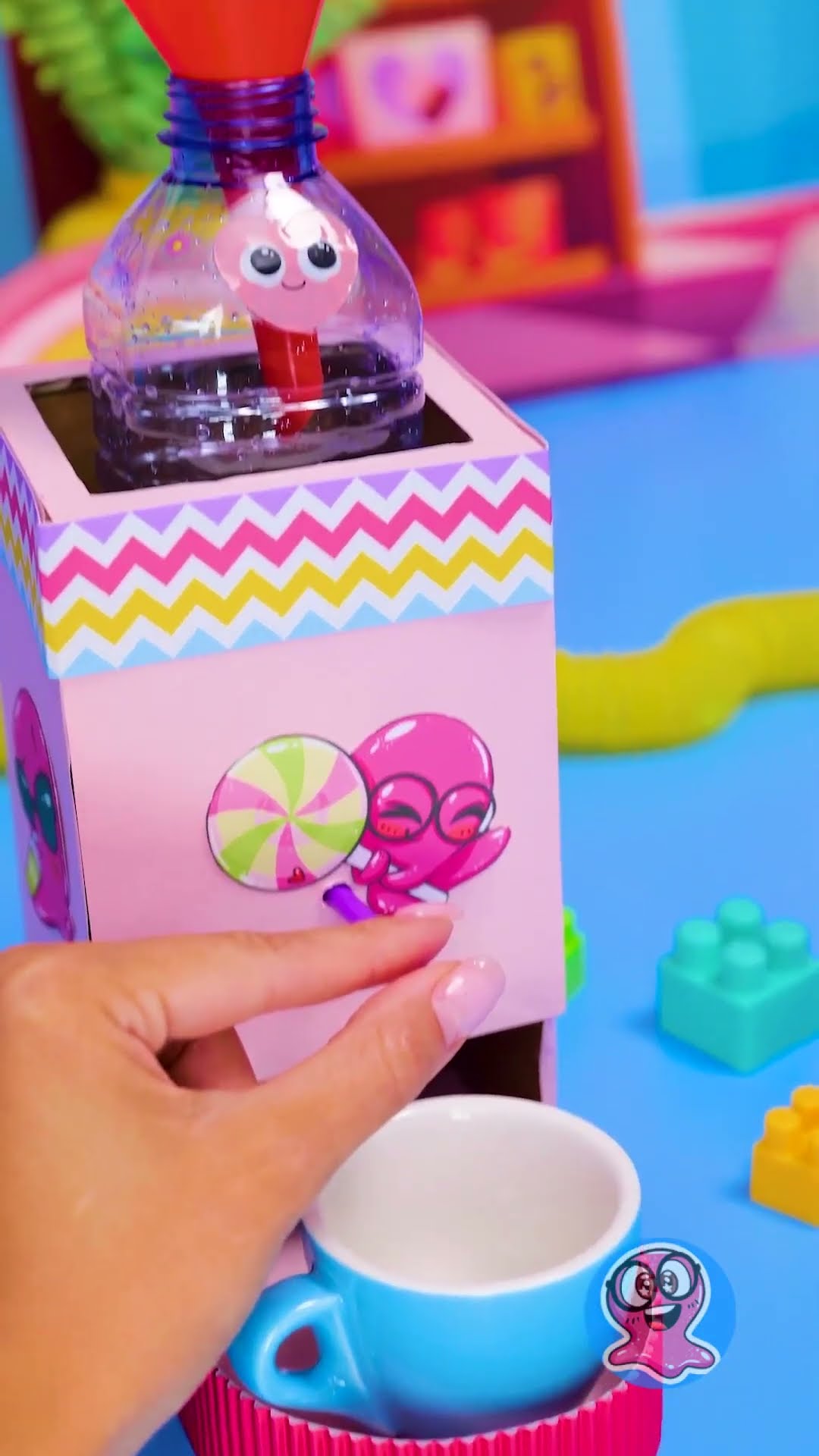 Cómo hacer un lindo dispensador de agua rosa #diy