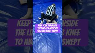 Keep your hip inside your knee when passing guard in grappling