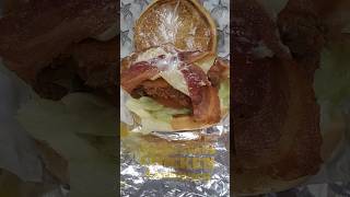 Trying Carls Jrs Bacon Swiss Chicken Sandwich For The First Time. Really Good 9.110