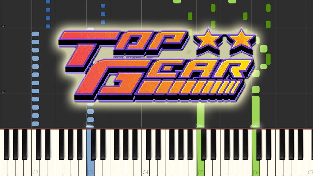 Top Gear Theme - Super Nintendo [Piano Tutorial] (Synthesia) Chords