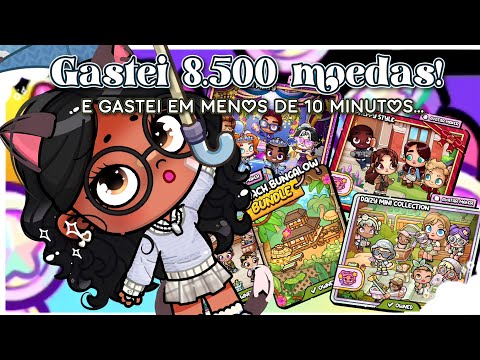 Gastei 8.500 moedas em 10 minutos! Avatar world 🤍🌱