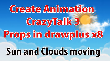 Create Animation CrazyTalk 3 Props in drawplus x8|DrawPlus to CrazyTalk|drawplus x8 animation