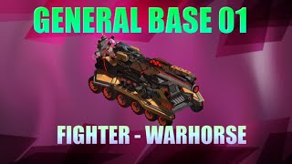 War Commander Sector Breach General base 1 (Fighter - Warhorse ) Easy Way .