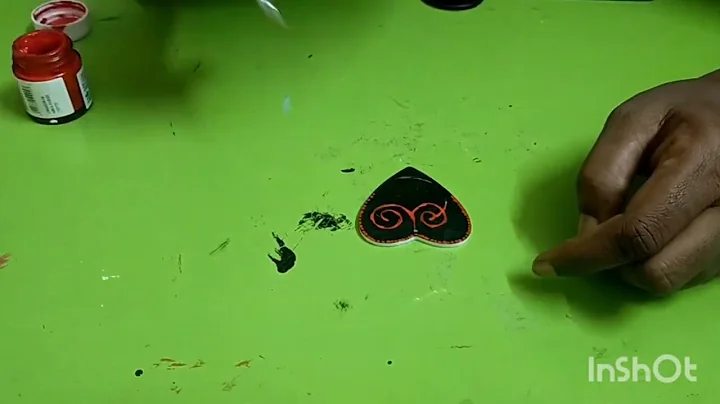 Dot mandala keychain heart shape dot painting dot art ❤️