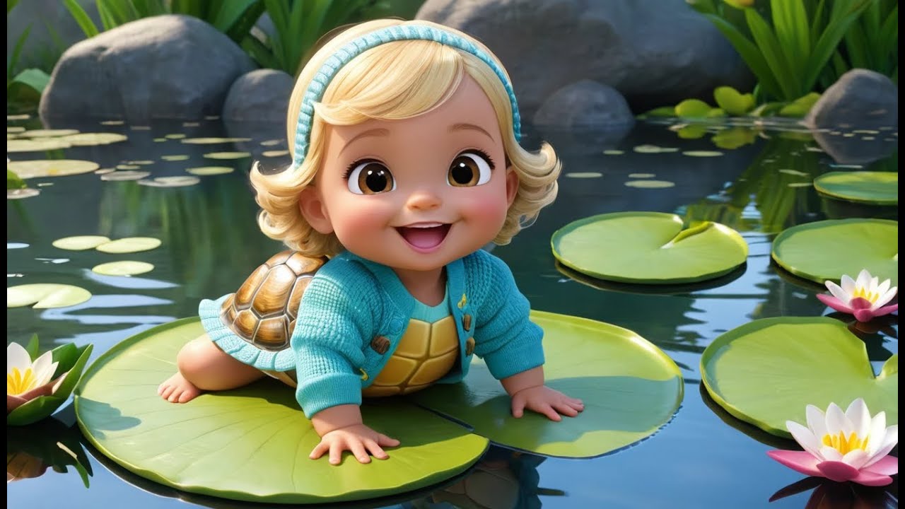 Little Turtle Drift Drift Slow | Calm Counting Song for Kids | Gentle Learning Nursery Rhyme