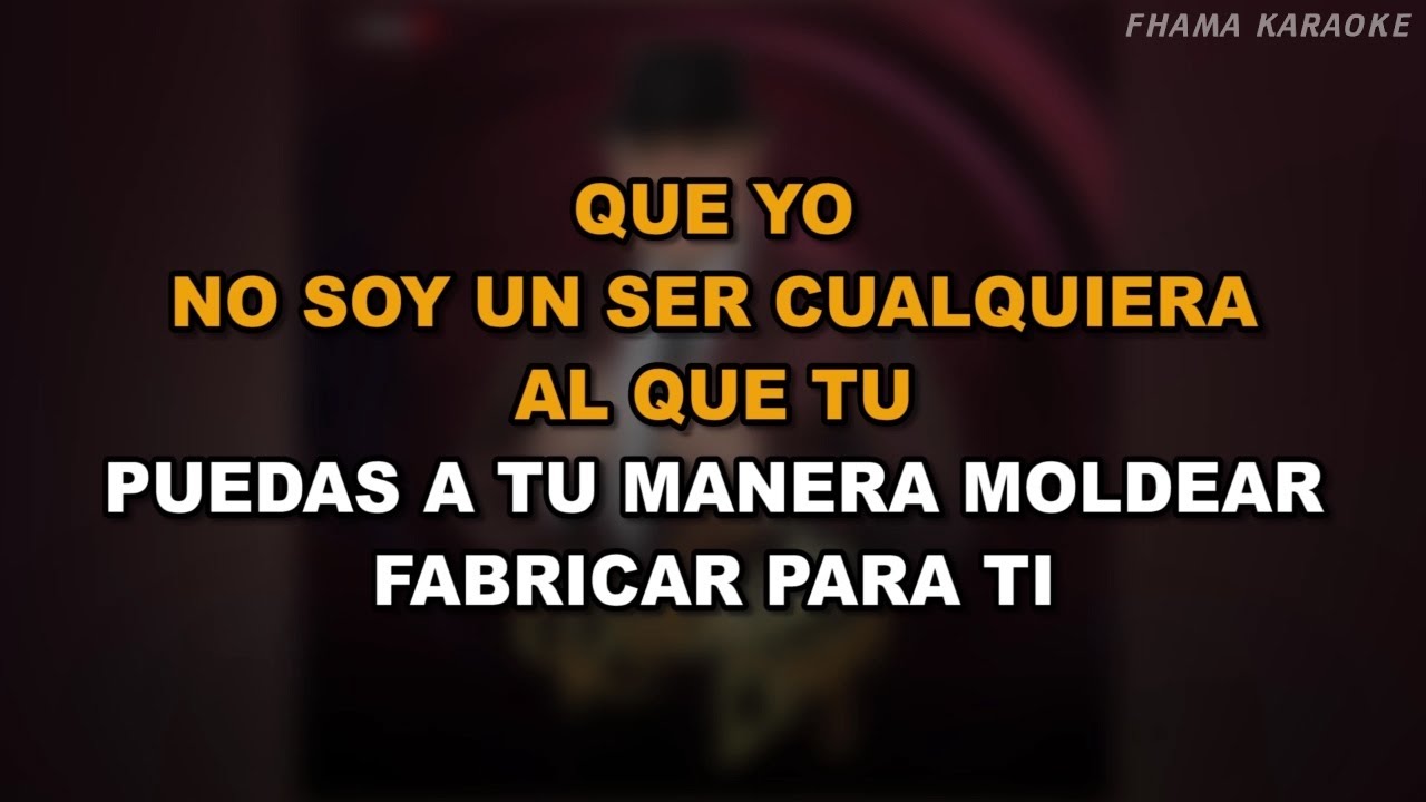 Roberto Lugo Balada Para Una Mujer Enamorada KARAOKE DEMO YouTube