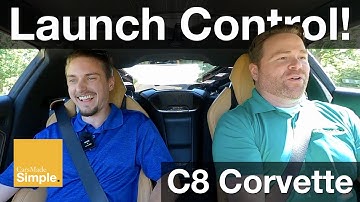 How To: Perform Launch Control in C8 Corvette | First Time Reactions!