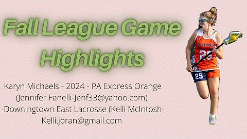 Karyn Michaels 2024 Indoor Game