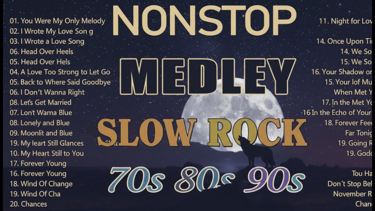 Nonstop Best Slow Rock Playlist with the Most Emotional Ballads for Broken and Lost Hearts