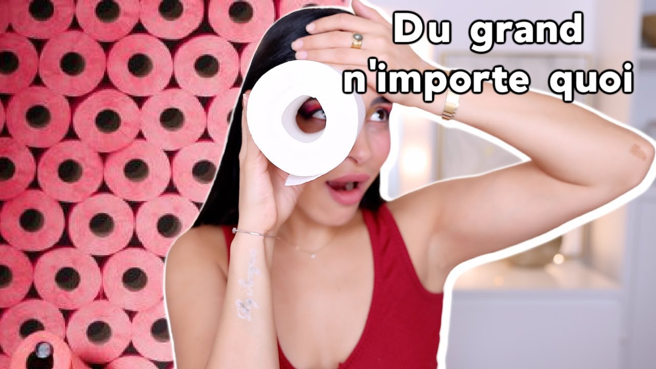 Se MAQUILLER avec du PAPIER WC : CHALLENGE ACCEPTÉ !