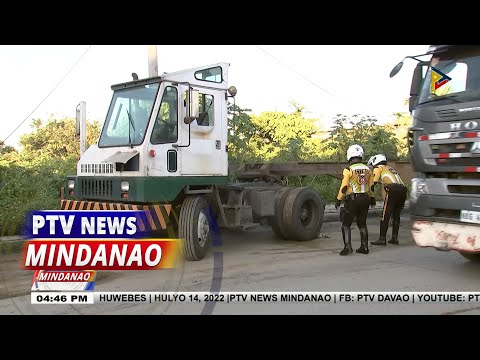 Illegally-parked vehicles sa Brgy. Panacan, Davao City, gipang-tow sa LTO XI ug CTTMO