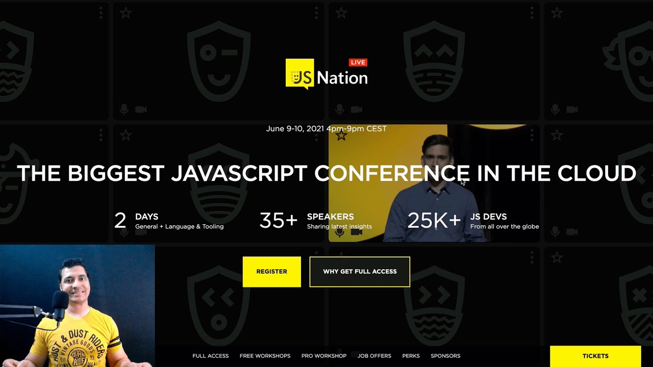 JSNation Live | JSNation Conference June 9-10, 2021 | JSNation Live 2021 | JavaScript Conference