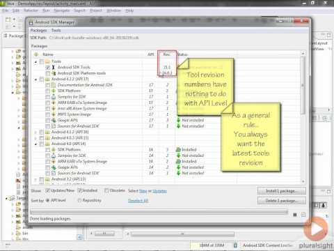 07.Understanding Android Versioning 05 SDK Manager