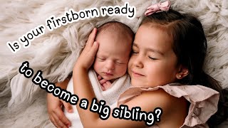 How to prepare your firstborn to become a big sibling