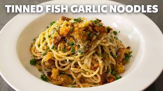 Tinned Fish Garlic Noodles | Depression-Era Spaghetti | Food Wishes