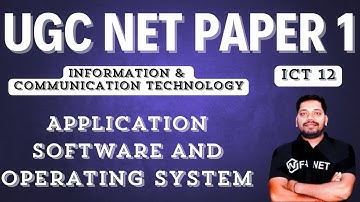 Information and Communication Technology (ICT) - Application Software and Operating System with PYQs