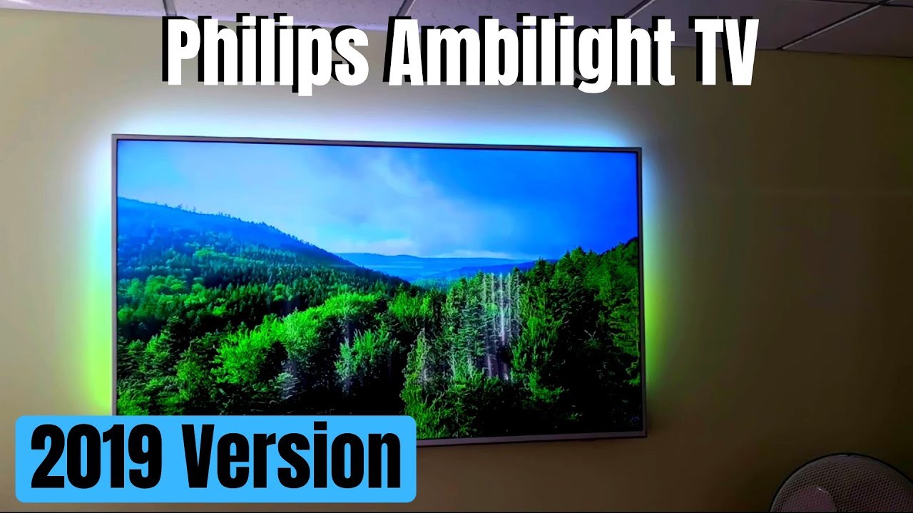 Philips Ambilight 2019 65 Inch Tv Review Demo 65pus6814 Youtube