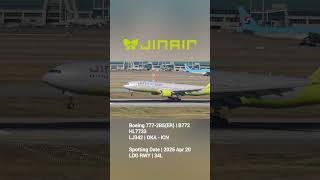 진에어 B772 Landing Rksi Icn